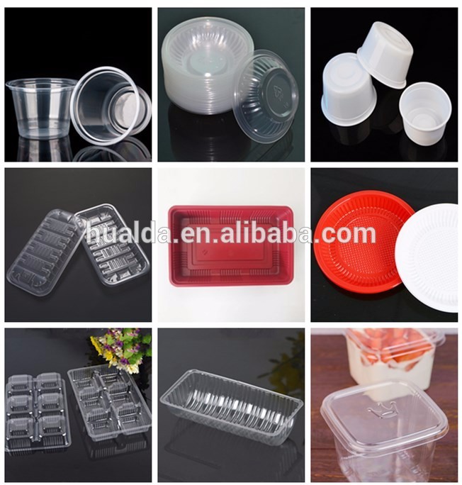 Coperchio di plastica eliminabile Thermoforming del prodotto di tazze che fa macchinario