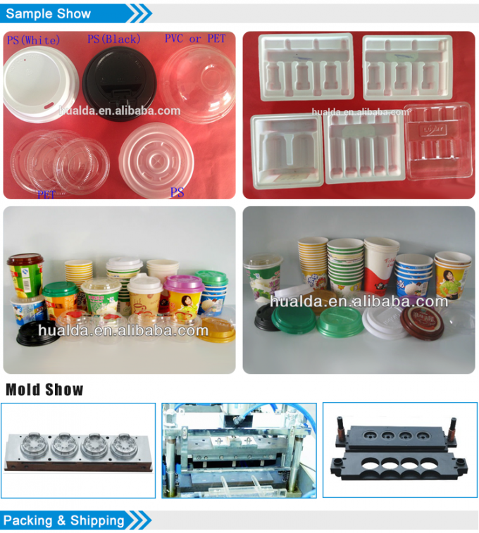 Coperchio di plastica della tazza di /Paper del best-seller che forma macchina