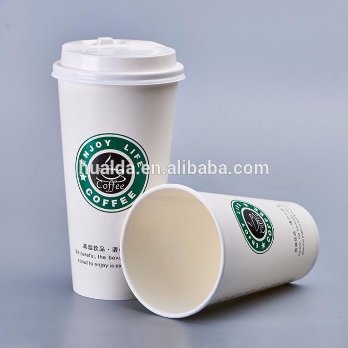 Tazza eliminabile della carta patinata del PE di doppio strato che forma macchina