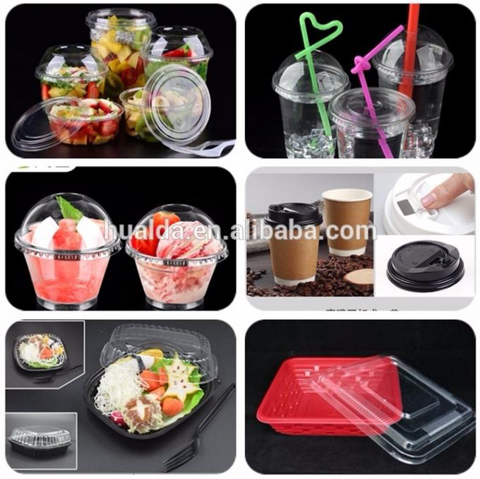 Coperchio di plastica del contenitore di ciotola del pranzo degli alimenti a rapida preparazione dei pp che forma macchina