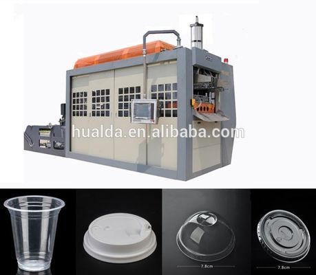 Macchina thermoforming del grande coperchio di plastica della tazza fornitore