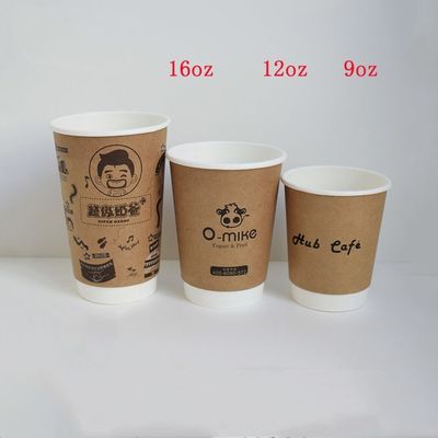 Attrezzature doppia della tazza di caffè dell'ondulazione diametro della cima della tazza di carta da 45 - 104 millimetri fornitore
