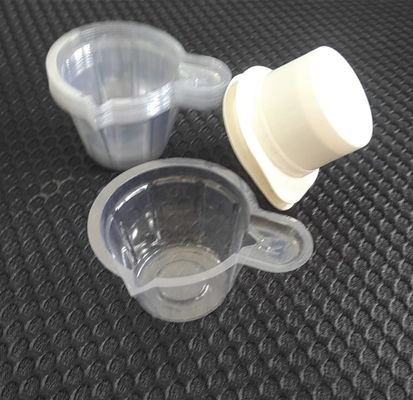 Mini tazza eliminabile di plastica trasparente ecologica della salsa dei pp con la copertura del coperchio fornitore