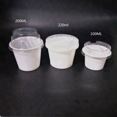10oz ecologici economici rimuovono la tazza di plastica dell'ANIMALE DOMESTICO per il gelato con il coperchio fornitore